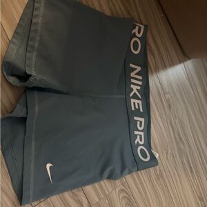 Nike Pro blue Gray Performance Shorts
